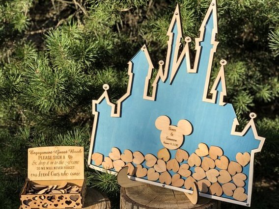 Unique Disney Wedding Guest Book Ideas