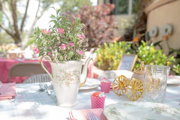 A Beautiful Rose Gold Disney Themed Bridal Shower