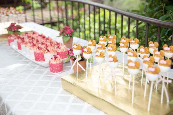 A Beautiful Rose Gold Disney Themed Bridal Shower