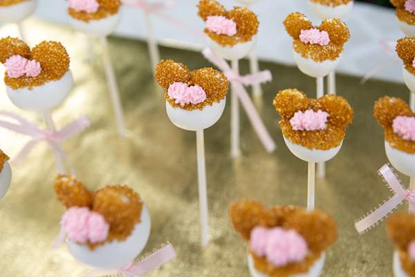 A Beautiful Rose Gold Disney Themed Bridal Shower