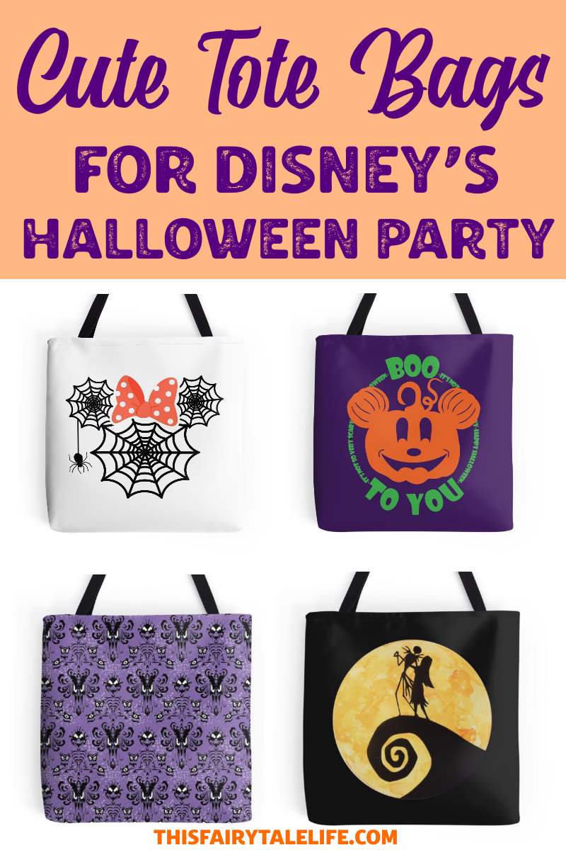 Grab One of These Cute Tote Bags for Disney's Halloween Party This