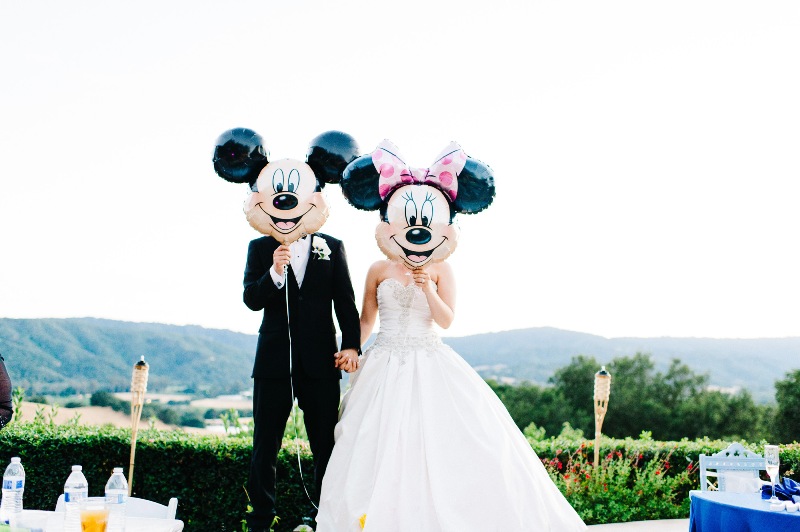 Laura and John's "Happily Ever After" At-Home Disney Wedding