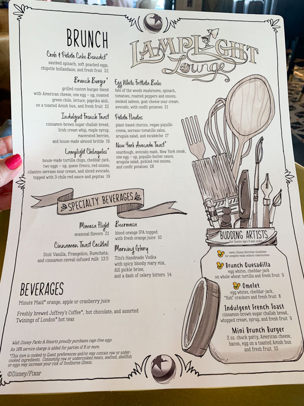 Lamplight Lounge Brunch Menu and Review - This Fairy Tale Life