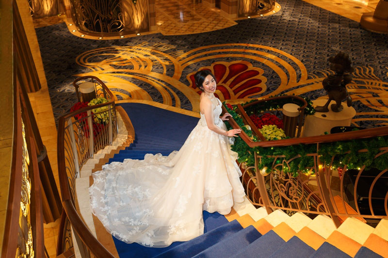 Stephanie and Thomas' Magical Wedding on the Disney Dream