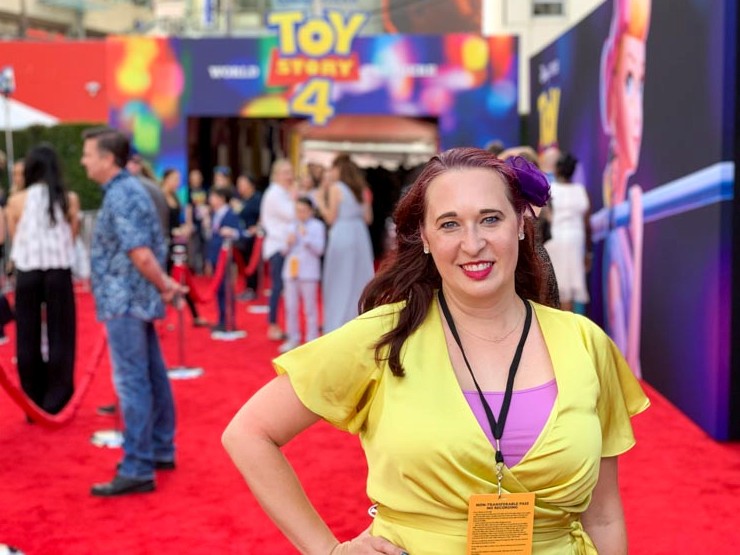 Walking the Red Carpet at the World Premiere of TOY STORY 4