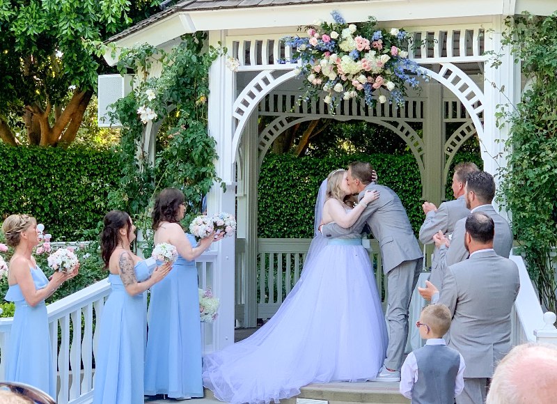 A True "Guest" Post - Ashley and Eric's Cinderella Themed Disneyland Wedding