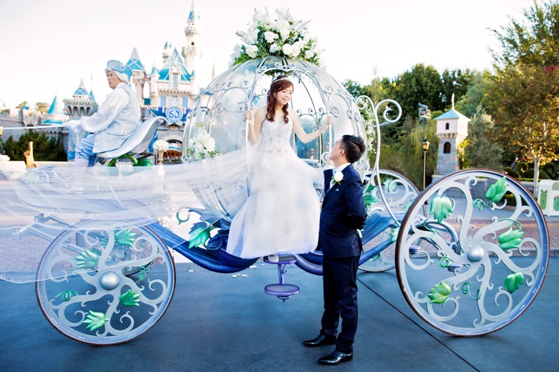 Sleeping Beauty Castle Wedding at Disneyland