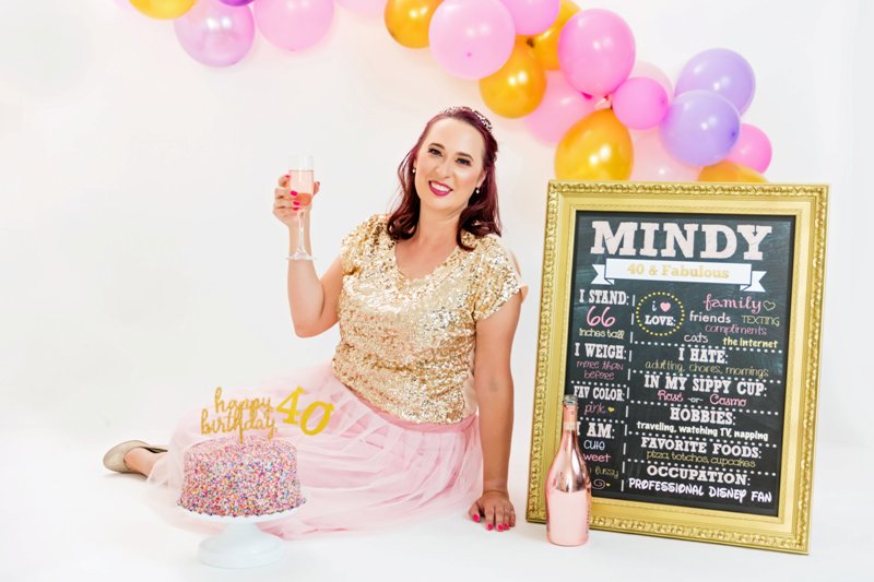 My 40th Birthday Cake Smash Photo Shoot