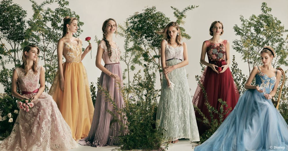 disney inspired bridesmaid dresses