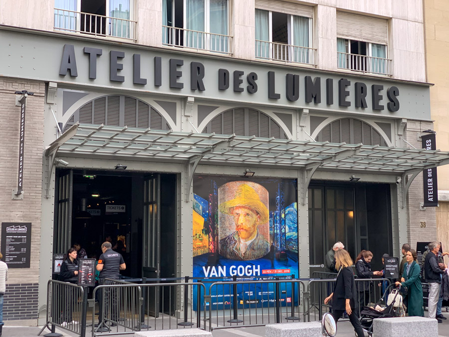 Exterior of Atelier des Lumières