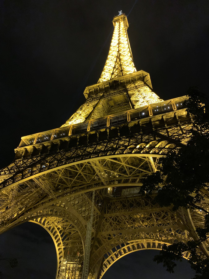 Eiffel Tower at night