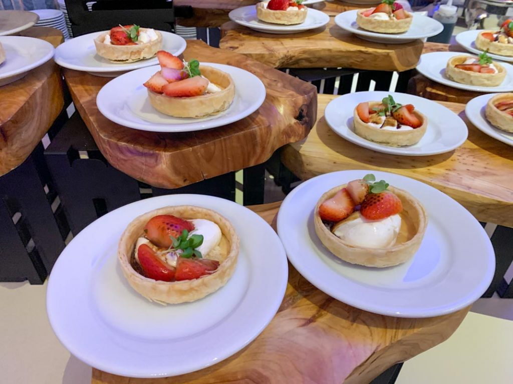 Collection of fruit tarts