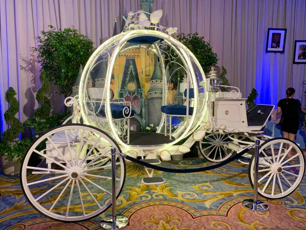 Close up of Cinderella carriage