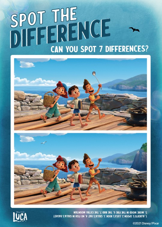 Luca "Spot the difference" game