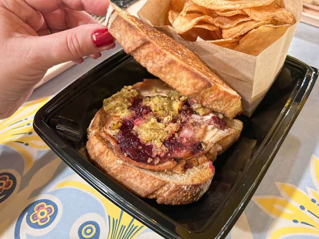 Holiday Sandwich from Jolly Holiday at Disneyland