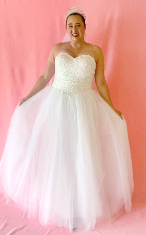 Amazon wedding dress on sale review