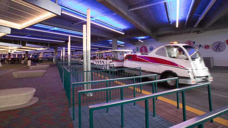 Disneyland parking tram