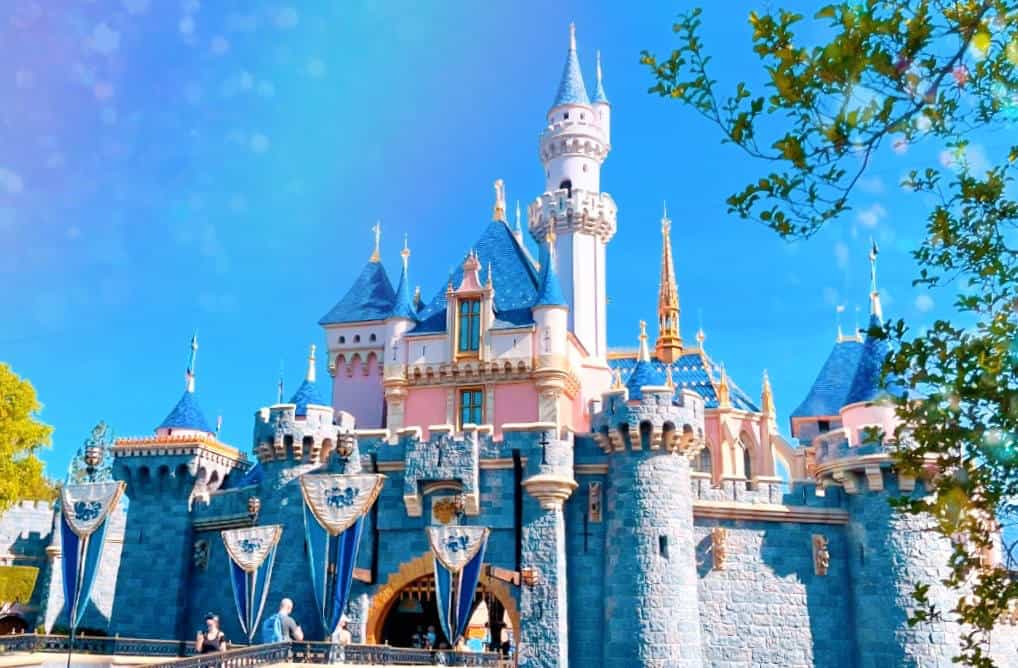 Sleeping Beauty Castle at Disneyland Park in Anaheim California